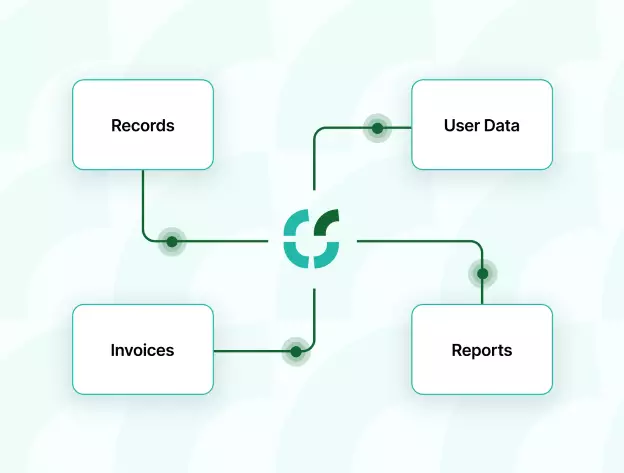 Process data with cloud accounting software